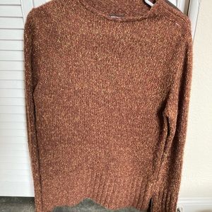 brown knit sweater